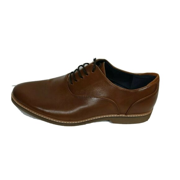 Steve Madden Other - Steve Madden Onan Leather Oxford Shoes Men Size 10.5 Brown Lace Up Rubber Sole
